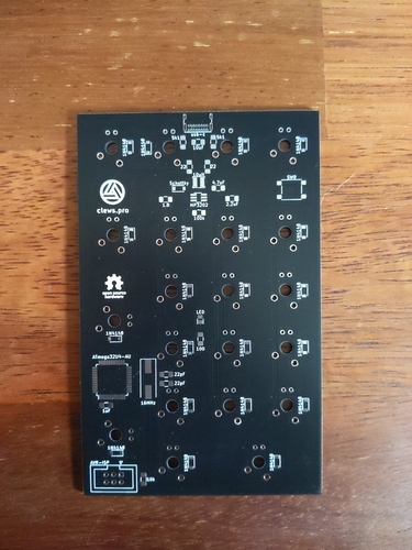 PCB fabricated - top.