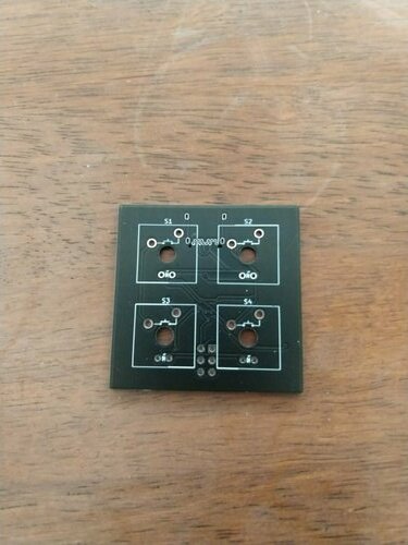 PCB fabricated - top.